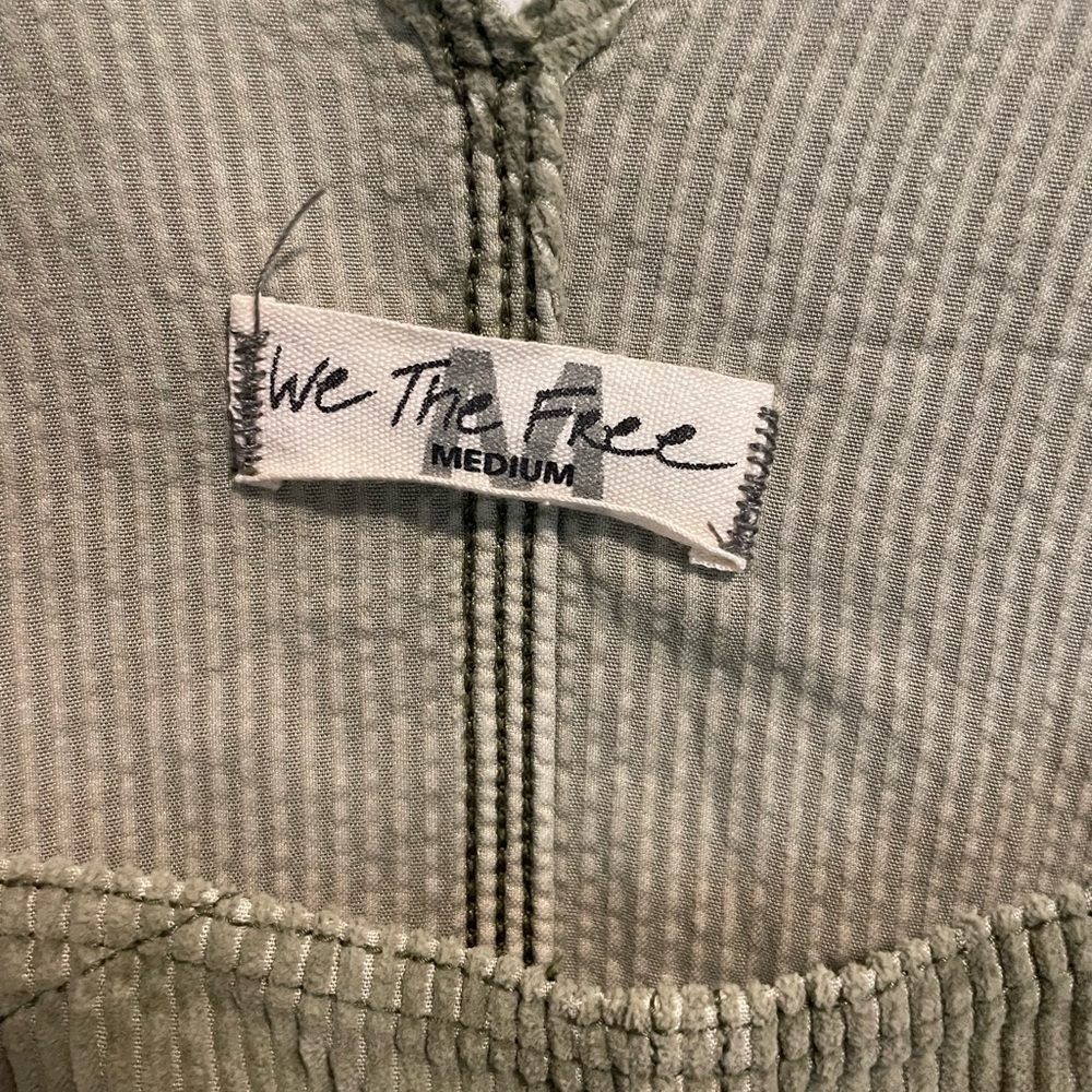 Free People Olive Green Mini Dress - Picture 2 of 2